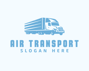 Blue Freight Trucking logo design