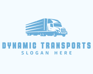 Blue Freight Trucking logo design