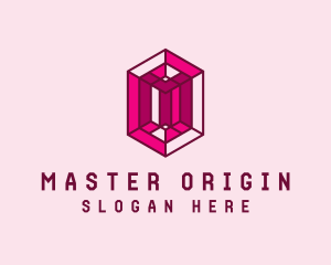 Luxury Gemstone Pink logo design