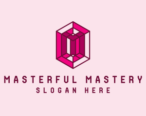 Luxury Gemstone Pink logo design