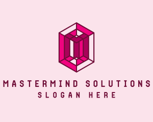 Luxury Gemstone Pink logo design