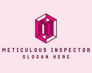 Luxury Gemstone Pink logo design