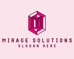 Luxury Gemstone Pink logo design