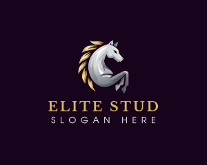 Stallion Elegant Horse logo