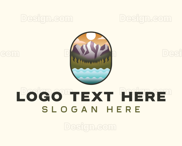 Mountain Outdoor Adventure Logo