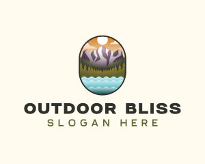 Mountain Outdoor Adventure logo design