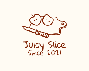 Fruit Slice Kitchen logo design