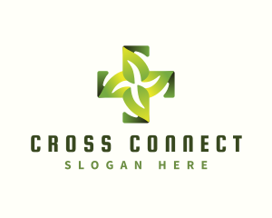 Cross Health Pharmacy logo design