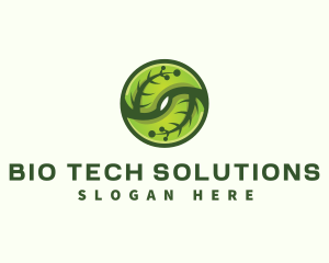 Biotech Leaf Nature logo design