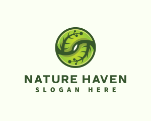 Biotech Leaf Nature logo design