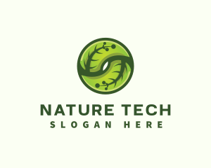 Biotech Leaf Nature logo design