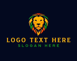 Rastafari Lion Mane logo