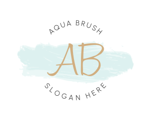 Beauty Watercolor Cosmetics logo design