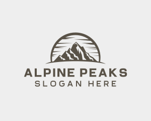 Mountain Peak Adventure logo design