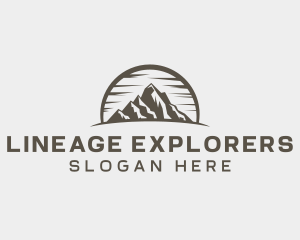 Mountain Peak Adventure logo design