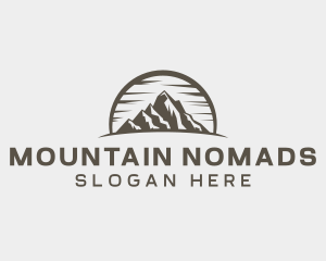 Mountain Peak Adventure logo design