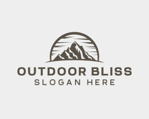 Mountain Peak Adventure logo design