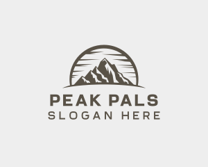 Mountain Peak Adventure logo design