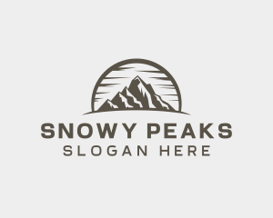 Mountain Peak Adventure logo design