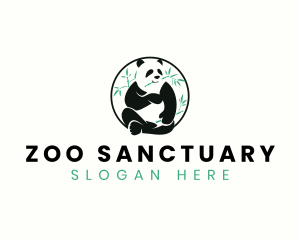 Panda Bear Animal logo design