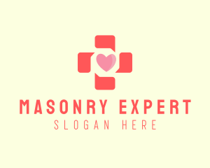 Medical Heart Health Messaging logo design