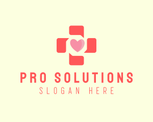 Medical Heart Health Messaging logo design