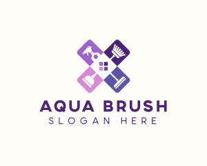 Clean Housekeeping Sanitation logo design