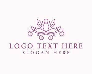 Yoga Mediation Leaf logo