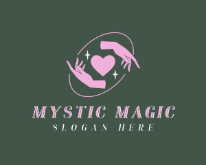 Magical Hands Heart logo design