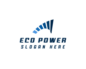 Blue Power Charge logo design