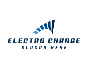 Blue Power Charge logo design