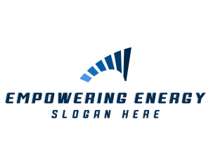 Blue Power Charge logo design