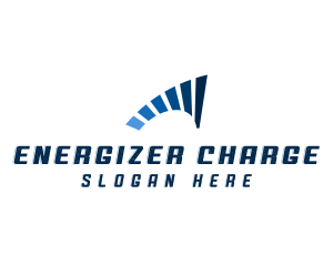 Blue Power Charge logo design