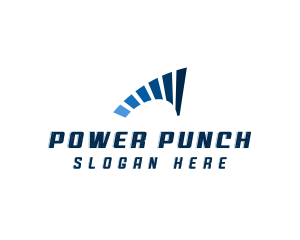 Blue Power Charge logo design