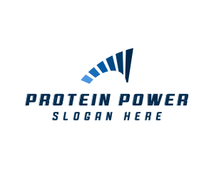 Blue Power Charge logo design