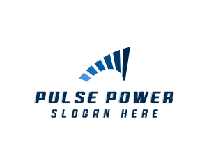 Blue Power Charge logo design