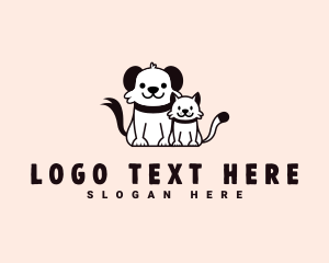 Cat Dog Friendship logo