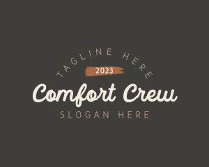 Hipster Casual Brush logo