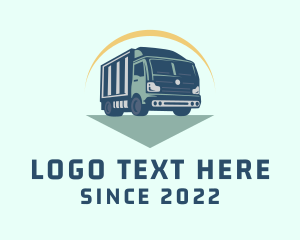 Transportation Container Truck logo