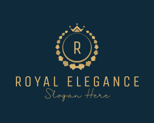 Royal Crown Laurel Mansion logo design