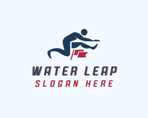 Jump Leap Hurdle Training logo design