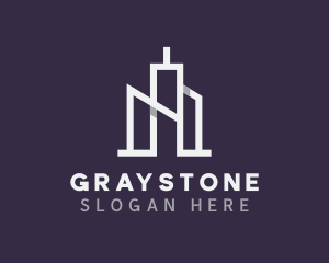 Gray Residential Building logo