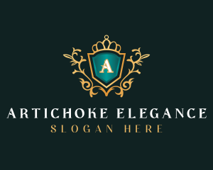 Shield Elegant Royal logo design