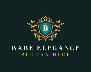 Shield Elegant Royal logo design