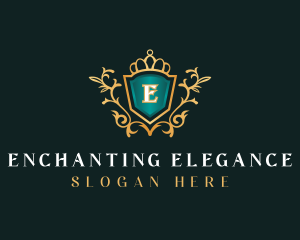 Shield Elegant Royal logo design