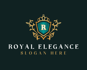 Shield Elegant Royal logo design