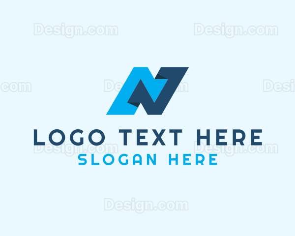 Professional Business Letter N Logo