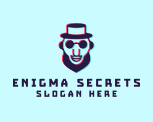 Mysterious Hat Man logo design