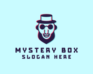 Mysterious Hat Man logo design