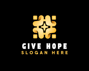 Human Charity Volunteer logo design